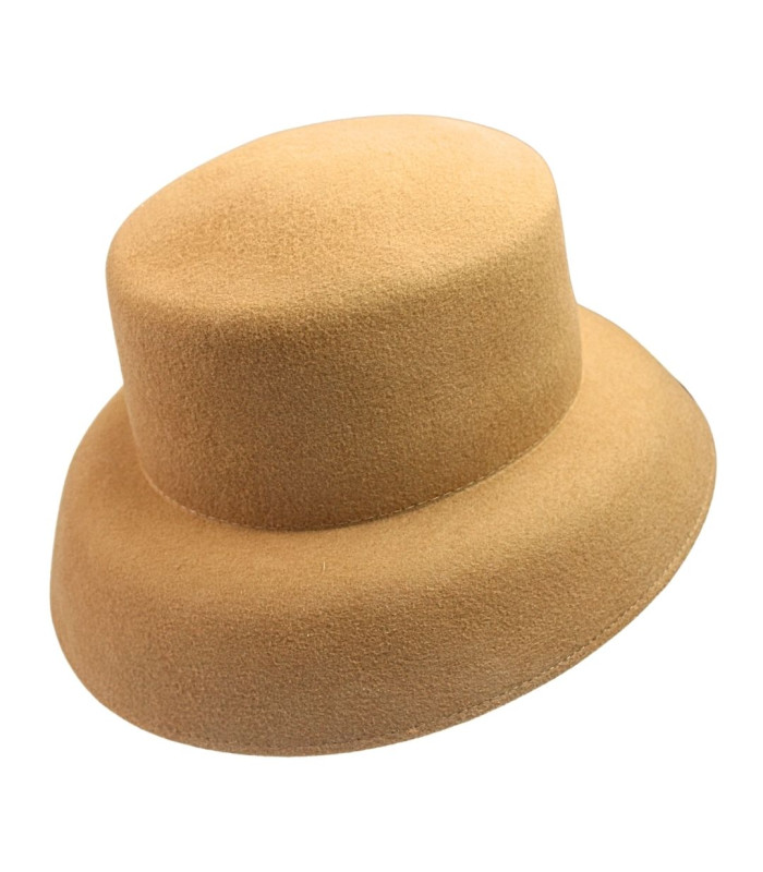 100% WOOL FELT HAT/WIDE-BRIM HAT – ADJUSTABLE AND NON-DEFORMABLE
