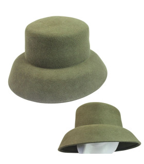 100% WOOL FELT HAT/WIDE-BRIM HAT – ADJUSTABLE AND NON-DEFORMABLE