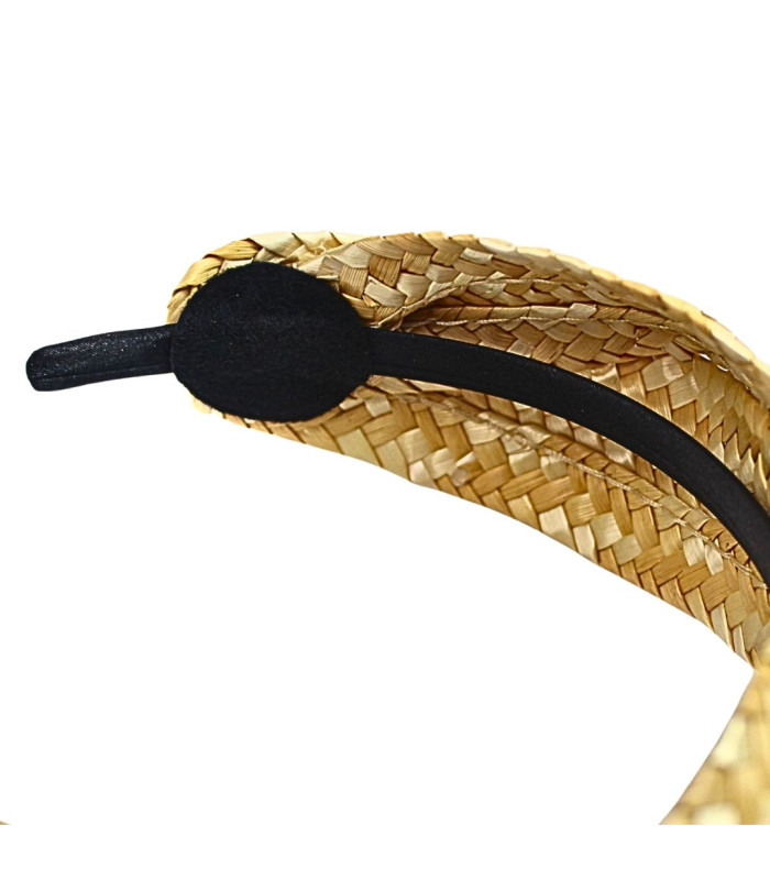DIADEMA DE PAJA NATURAL "CECILE"