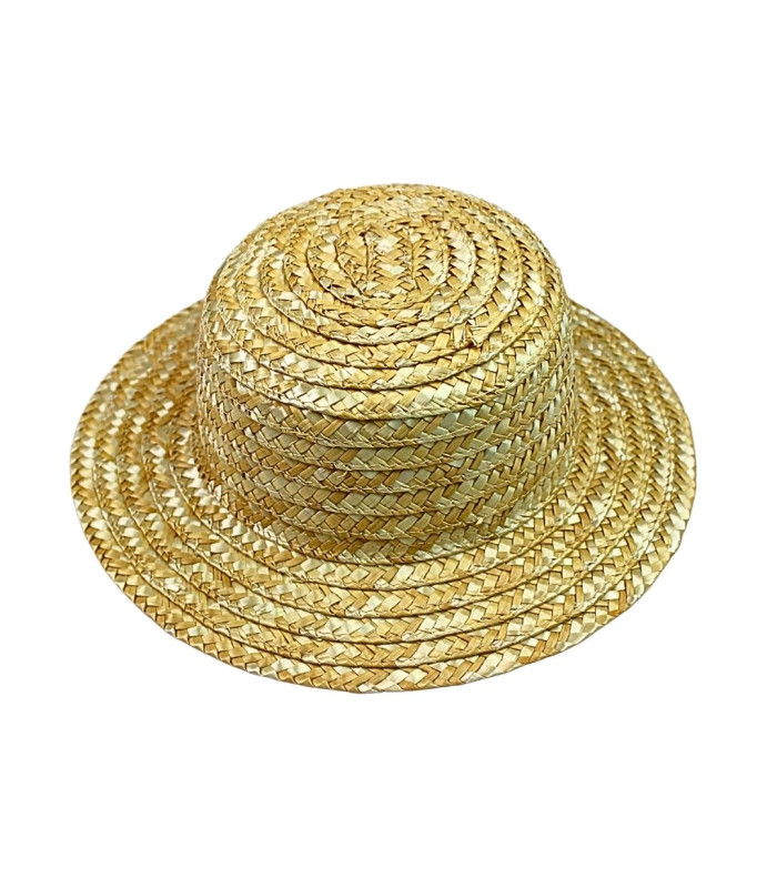 Canotier Infantil de Paja Trenzada Natural - 5 Tallas