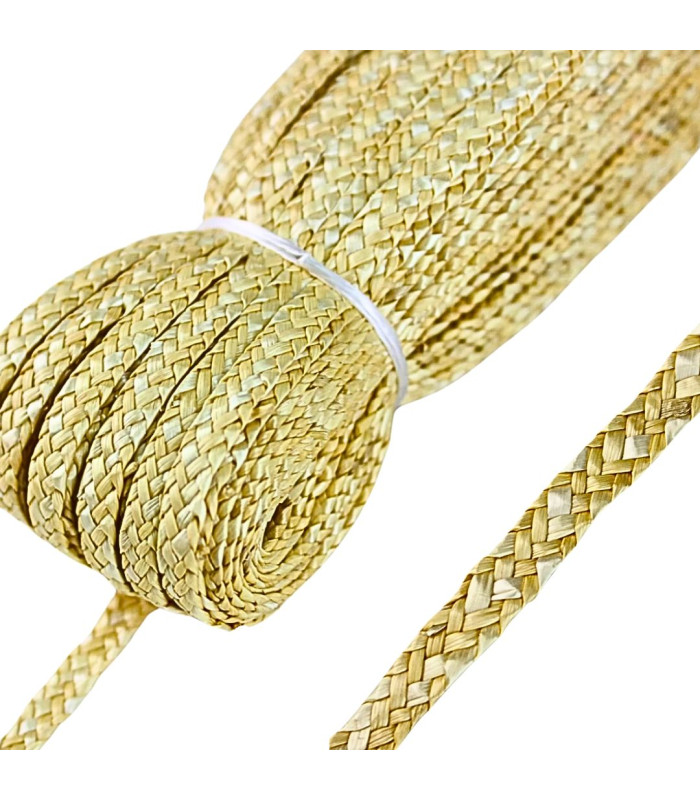 Premium Geflochtenes Naturstroh Milan 5mm