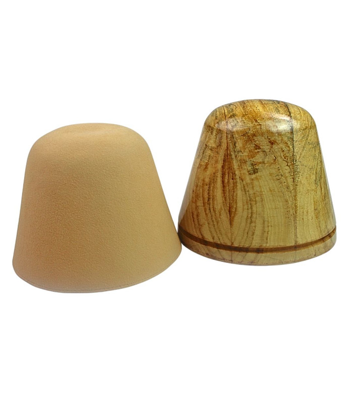 WOODEN HAT BLOCK - CONE