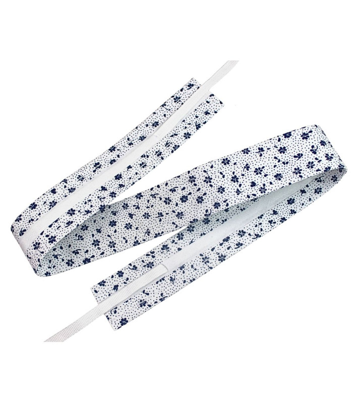 BANDA INTERIOR AJUSTÁVEL PARA CHAPÉUS ESTAMPADA COM FLORES – 31MM X 60CM