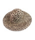 100% RABBIT FUR CAPELINE – LEOPARD PRINT