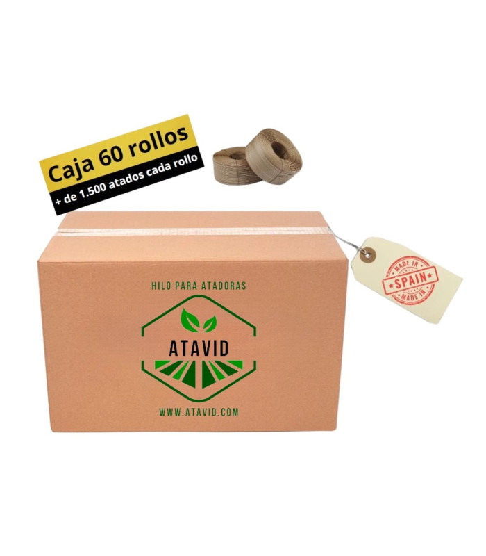 CAJA 60 BOBINAS DE 90 METROS ATAVID. HILO COMPATIBLE CON PELLENC