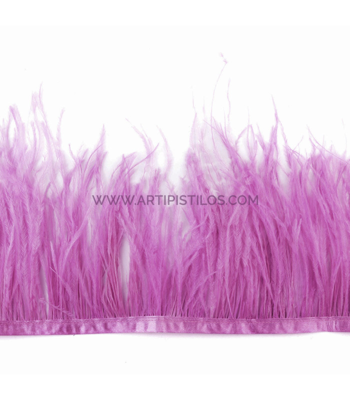 OSTRICH FEATHERS FRINGE - 2 PLY. FIRST QUALITY - 10 CMS.