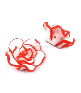 FLOR DE FIMO 20 MM.