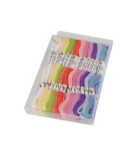 COTTON EMBROIDERY THREAD MOULINÉ – SET OF 36 PCS – 8 M