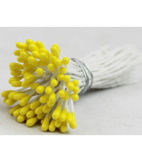 POMO 80 PISTILOS CON BRILLO - TALLO DE ALAMBE