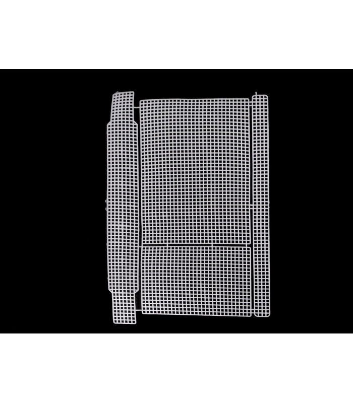 PLASTIC CANVAS FOR MAKING BAGS - WHITE