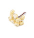 ARTIFICIAL PUMPKIN-SHAPED STAMENS ON WIRE – SET OF 10 PCS