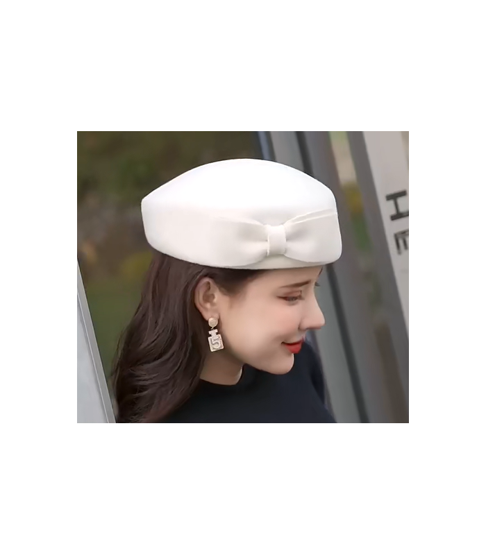 PillBox Women’s Beret – 100% Wool Felt