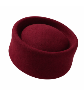 Pillbox-Basis aus Wollfilz – Klassischer Stil