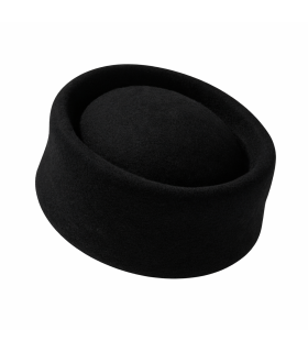 Base Pillbox em feltro de lã – Estilo clássico
