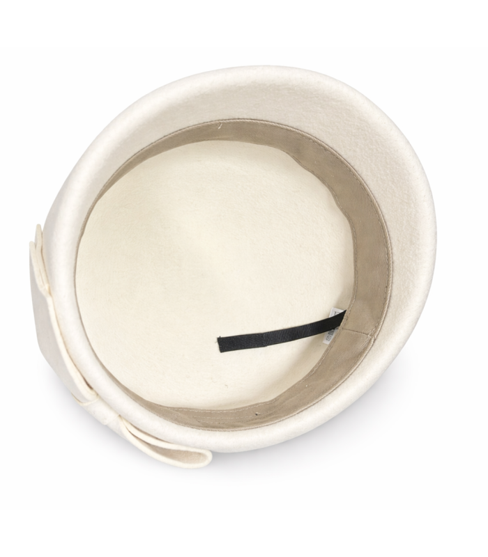 Boina para mulher PillBox – Feltro de lã 100 %