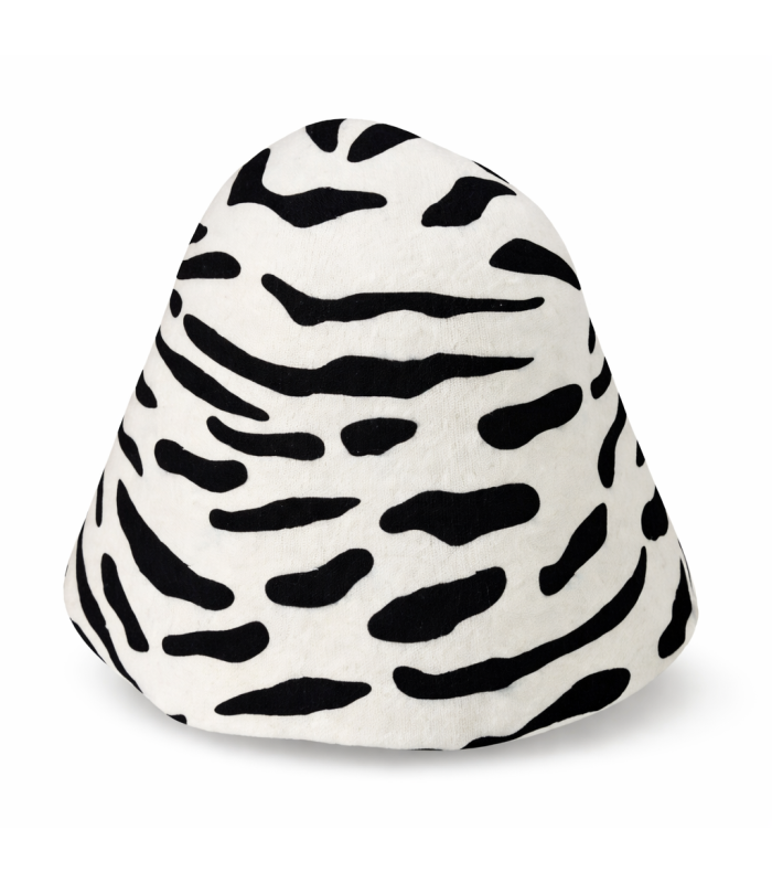 Cone de feltro estampado 100g – Lã merino 100%