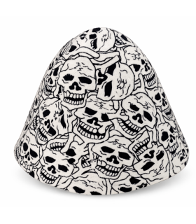 Cone de feltro estampado 100g – Lã merino 100%