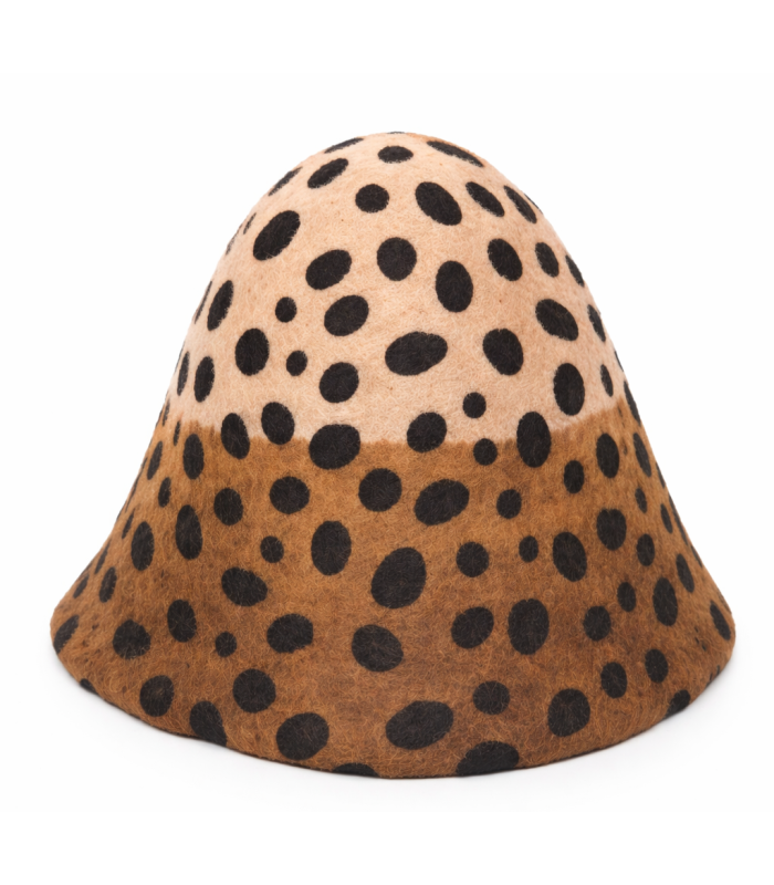 CONO DE FIELTRO ESTAMPADO 100g  – LANA MERINO 100%