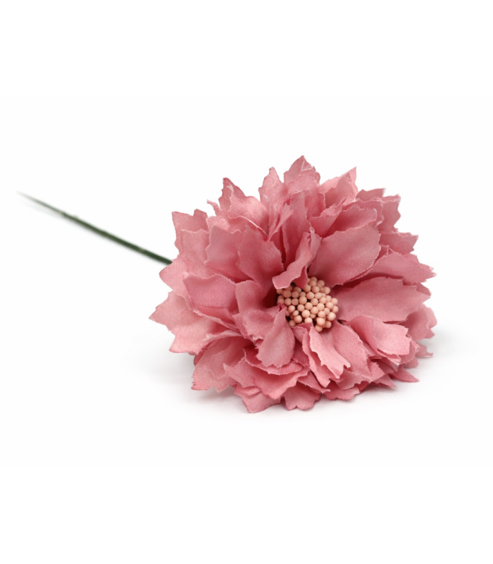Mini Dalia de Tela Sintética con Pistilos