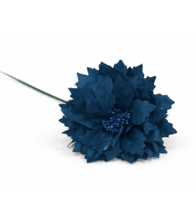 Mini dalia de tela sintética con pistilos