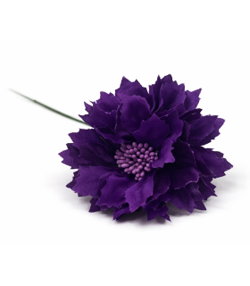 Mini Dalia de Tela Sintética con Pistilos