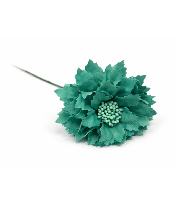 Mini Dalia de Tela Sintética con Pistilos