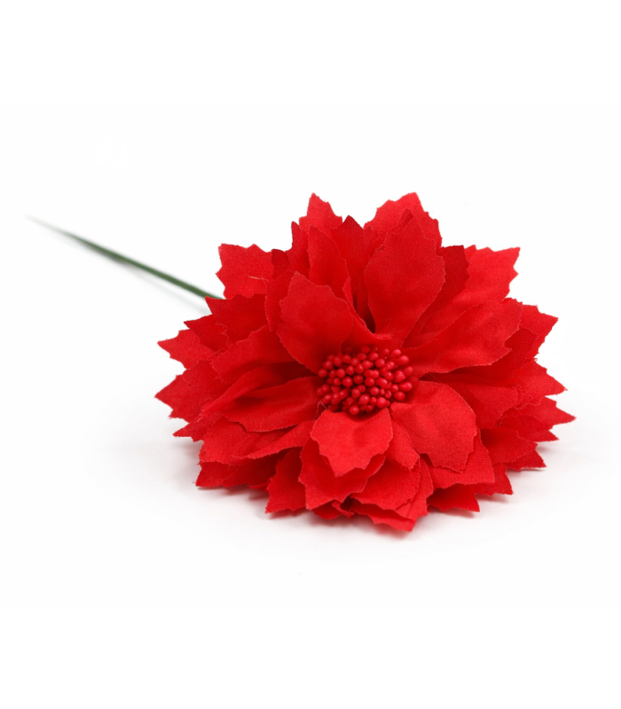 Mini Fabric Dahlia with Stamens