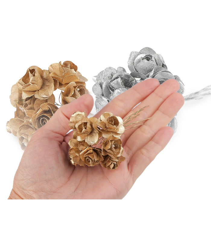 Minirosa Artificial 2 × 7 cm