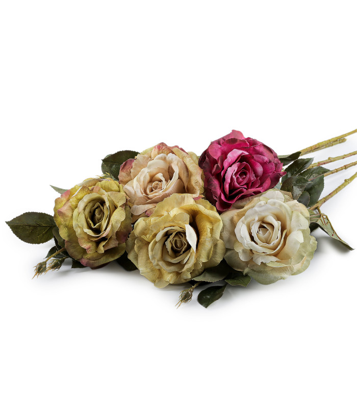 Artificial Rose “Eterna Elegance” – Ø 12 cm