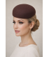 100% Merino Wool Felt Pillbox Hat Base with Self-Adjustable Sweatband – Made in Spain