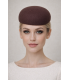 100% Merino Wool Felt Pillbox Hat Base with Self-Adjustable Sweatband – Made in Spain