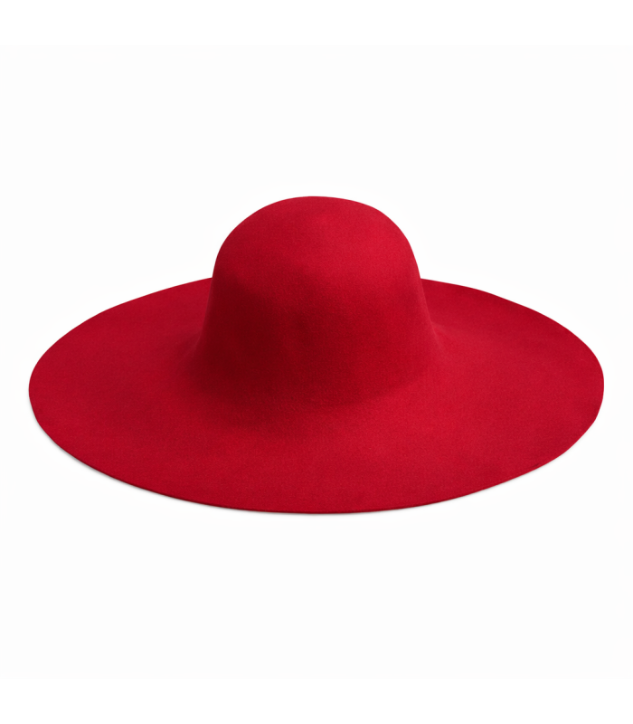 Premium Capeline aus 100% Kaninchenhaarfilz – Hochwertige Hutmacherei