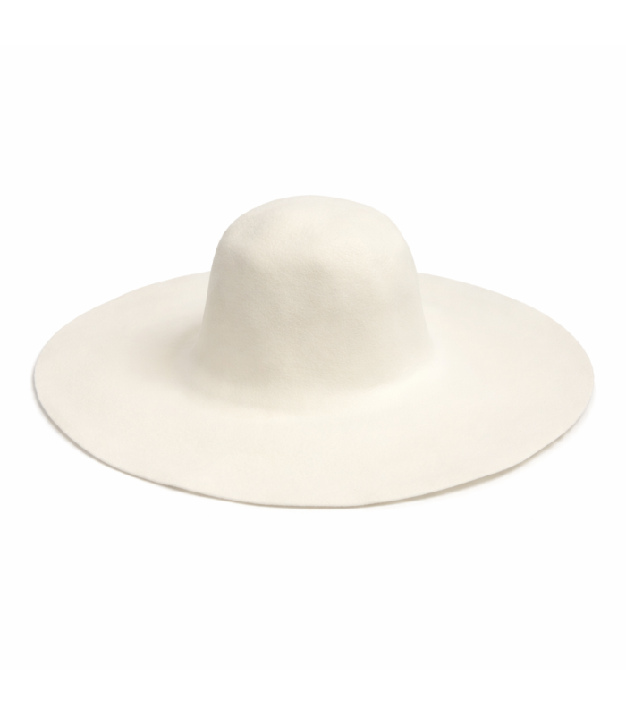 Premium Capeline aus 100% Kaninchenhaarfilz – Hochwertige Hutmacherei