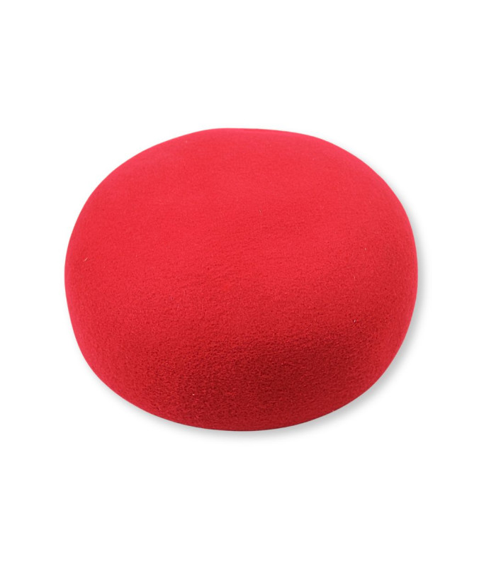 Base Pillbox em Feltro de Lã Merino 100% com Banda Autoajustável – Fabricado em Espanha