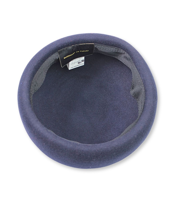 100% Merino Wool Felt Pillbox Hat Base with Self-Adjustable Sweatband – Made in Spain