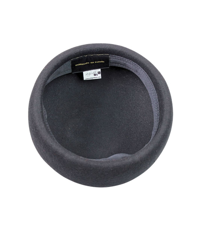 Base Pillbox de Fieltro de Lana Merino 100% con Badana Autoajustable