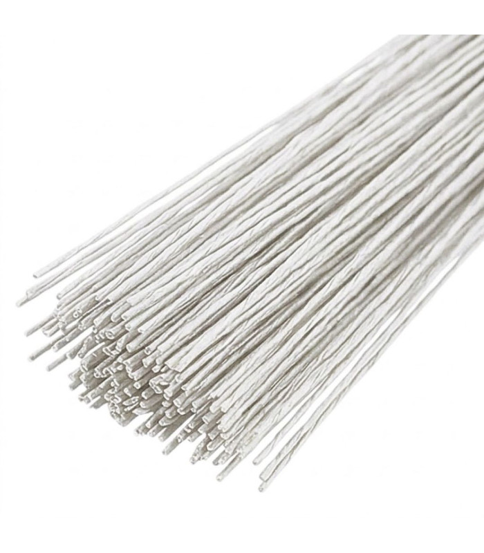 ALAMBRE FLORAL FORRADO DE PAPEL 40CM - Ø0.3MM - 100UDS.