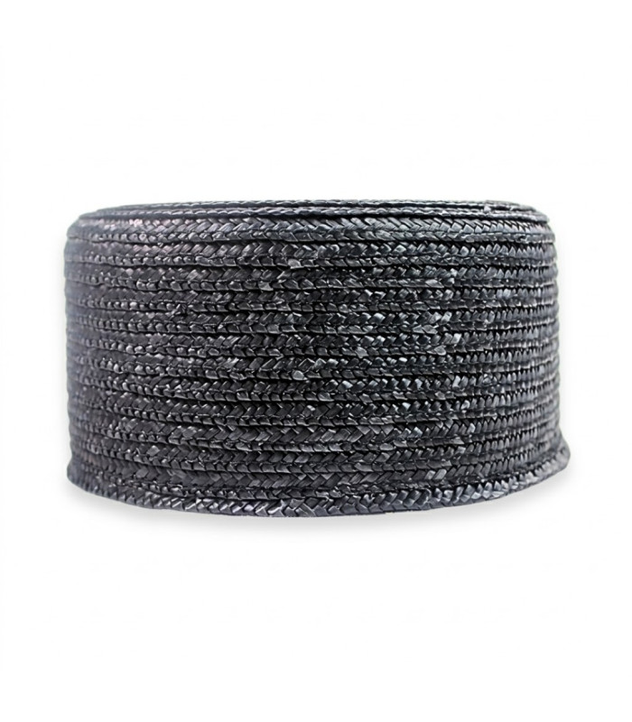 BASE PILLBOX DE PAJA NATURAL TRENZADA
