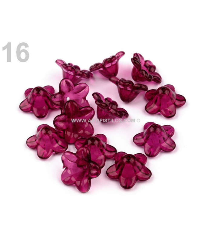 DECORATIVE FLOWER 12 MM. X 200 PCS.