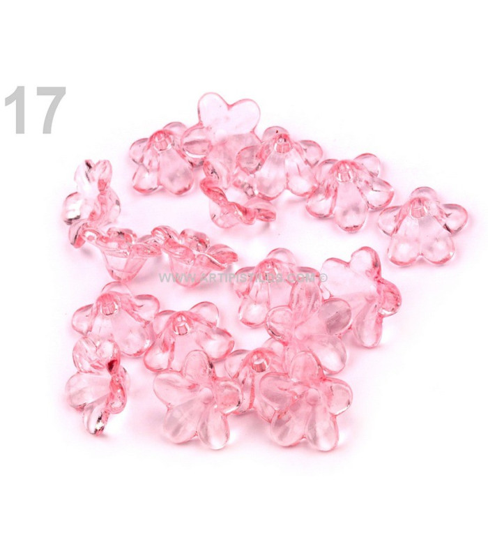 DECORATIVE FLOWER 12 MM. X 200 PCS.