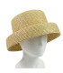 BOATER HAT BASE MADE OF BRAIDED NATURAL STRAW