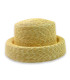 BOATER HAT BASE MADE OF BRAIDED NATURAL STRAW