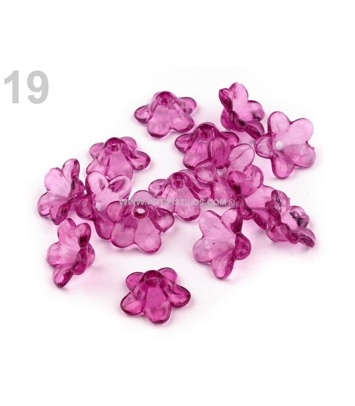 DECORATIVE FLOWER 12 MM. X 200 PCS.