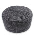 NATURAL BRAIDED STRAW PILLBOX BERET