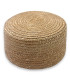 CASQUETE PILLBOX DE PAJA NATURAL TRENZADA