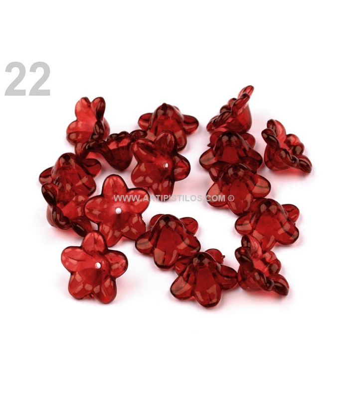 DECORATIVE FLOWER 12 MM. X 200 PCS.