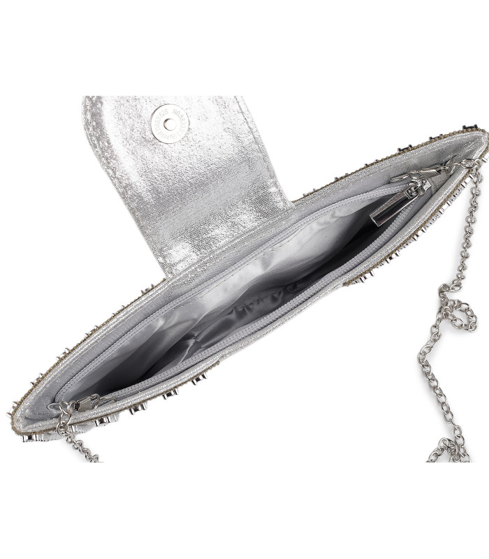 ABENDTASCHE MIT STRASSBESATZ