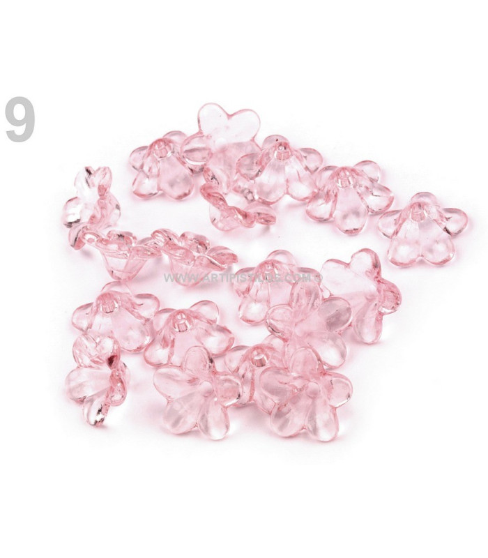 DECORATIVE FLOWER 12 MM. X 200 PCS.
