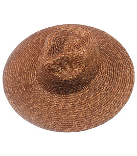 ÉLAN HAT - BRAIDED NATURAL STRAW