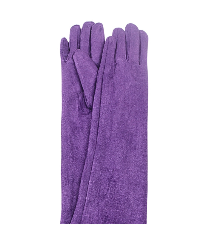 Guantes de antelina con forro 41 cm